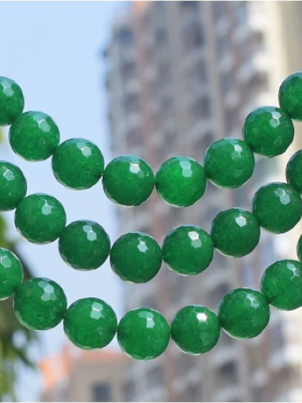Brilliant, Green Onyx dazzling necklace